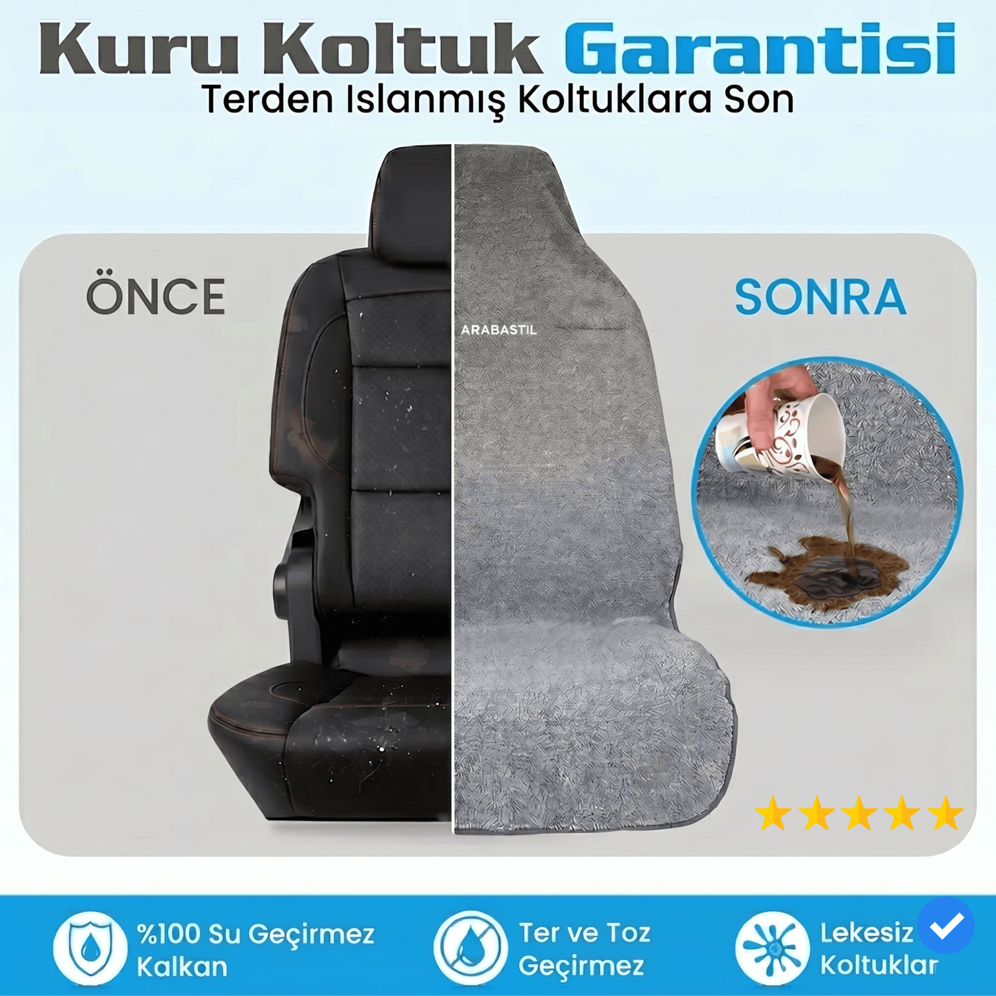 Arabastil™ Dry - Touch Araç Koltuk Kılıfı - Arabastil.com