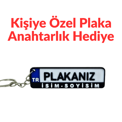 Arabastil Kişiye Özel Plaka Anahtarlık - Arabastil.com