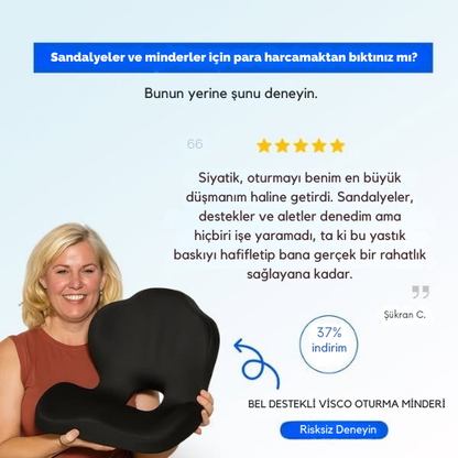 Arabastil™ ComfortLift – Gelişmiş Visco Oturma Minderi