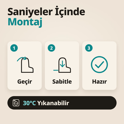 Arabastil™ Dry-Touch Premium Araç Koltuk Koruyucu Kılıf (%99 Su geçirmez+Evrensel Uyumlu)