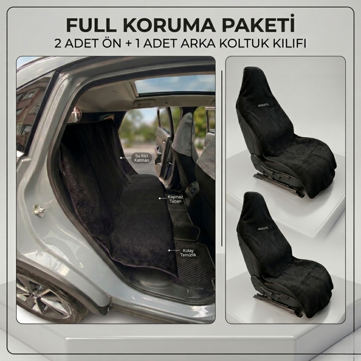 Arabastil™ Dry-Touch Araç Koltuk Kılıfı (%99 Su geçirmez)