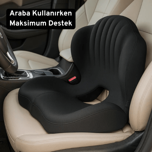 Arabastil™ ComfortLift Visco Jarse Kumaş Oturma Minderi - Arabastil.com