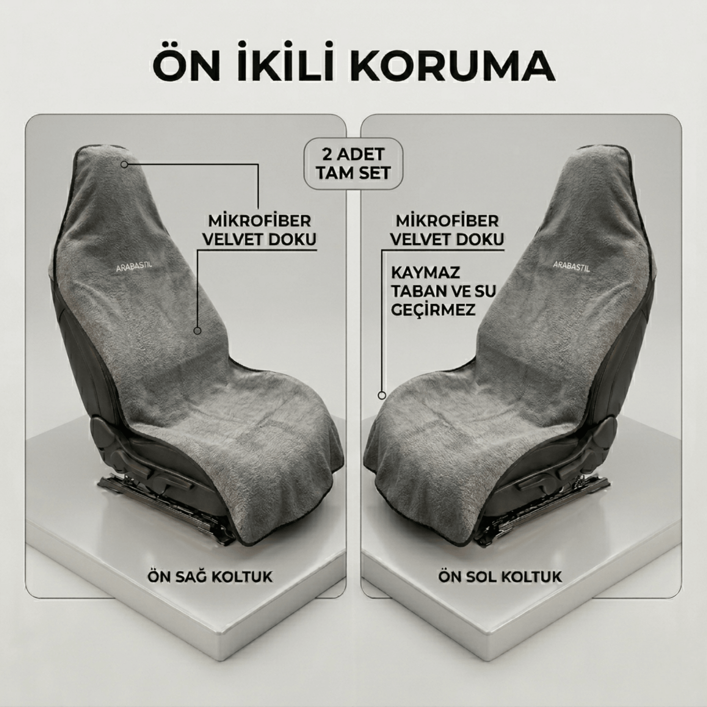 Arabastil™ Dry-Touch Araç Koltuk Kılıfı (%99 Su geçirmez) - Arabastil.com