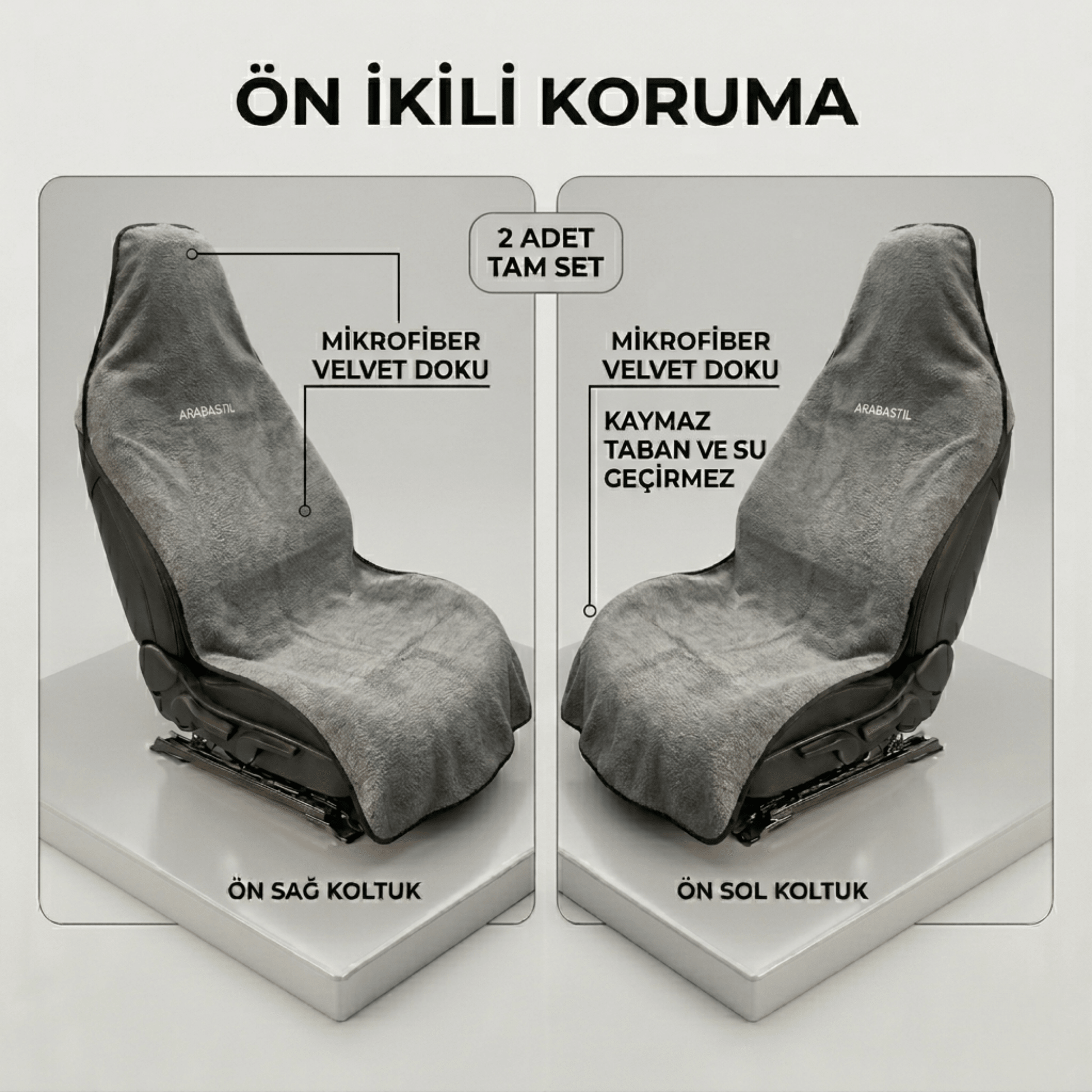 Arabastil™ Dry-Touch Araç Koltuk Kılıfı (%99 Su geçirmez) - Arabastil.com