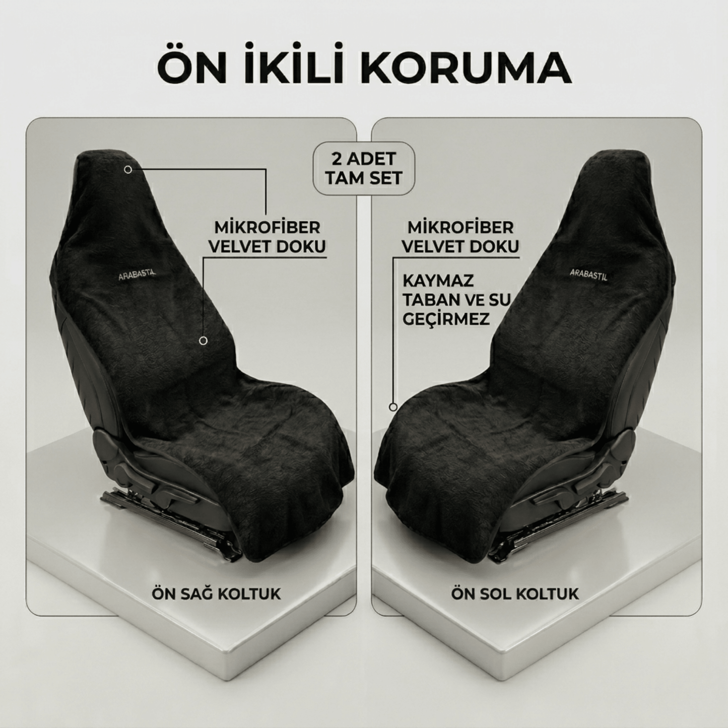 Arabastil™ Dry-Touch Premium Araç Koltuk Kılıfı (%99 Su geçirmez) - Arabastil.com