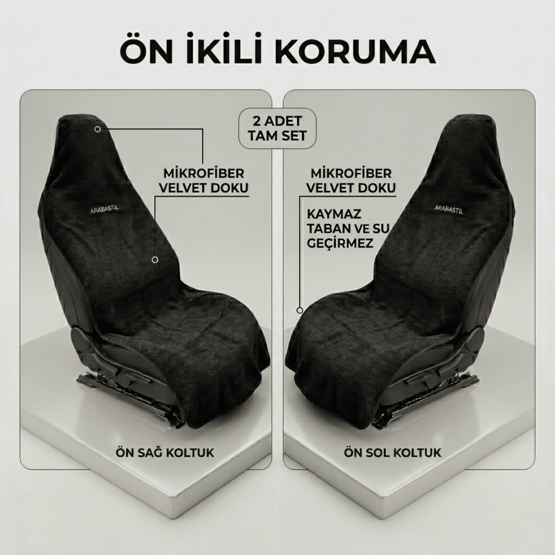 Arabastil™ Dry-Touch Premium Araç Koltuk Kılıfı (%99 Su geçirmez) - Arabastil.com