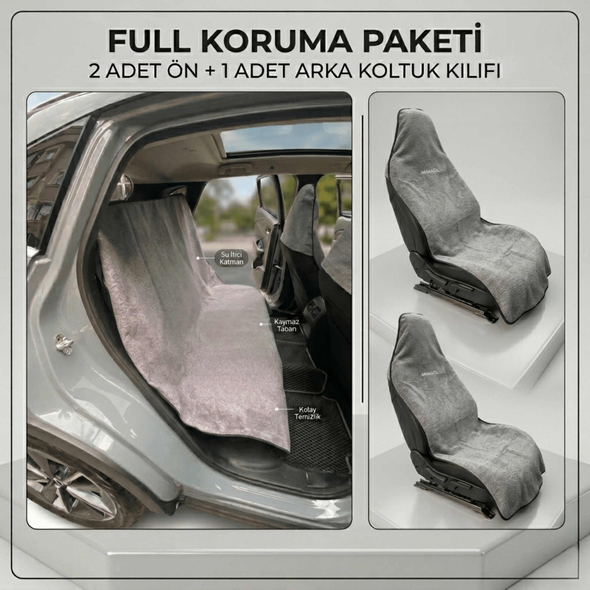 Arabastil™ Dry-Touch Premium Araç Koltuk Kılıfı (%99 Su geçirmez) - Arabastil.com