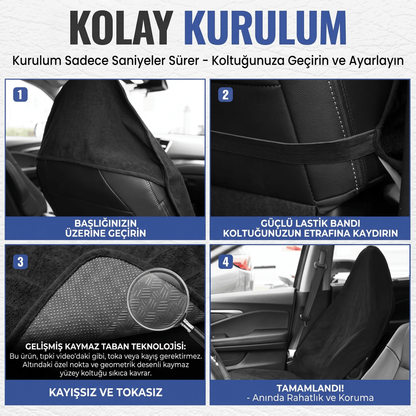 Arabastil™ Dry-Touch Premium Araç Koltuk Koruyucu Kılıf (%99 Su geçirmez+Evrensel Uyumlu) - Arabastil.com