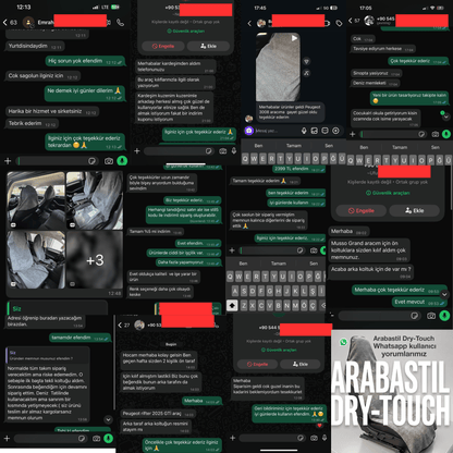 Arabastil™ Dry-Touch Premium Araç Koltuk Koruyucu Kılıf (%99 Su geçirmez+Evrensel Uyumlu) - Arabastil.com